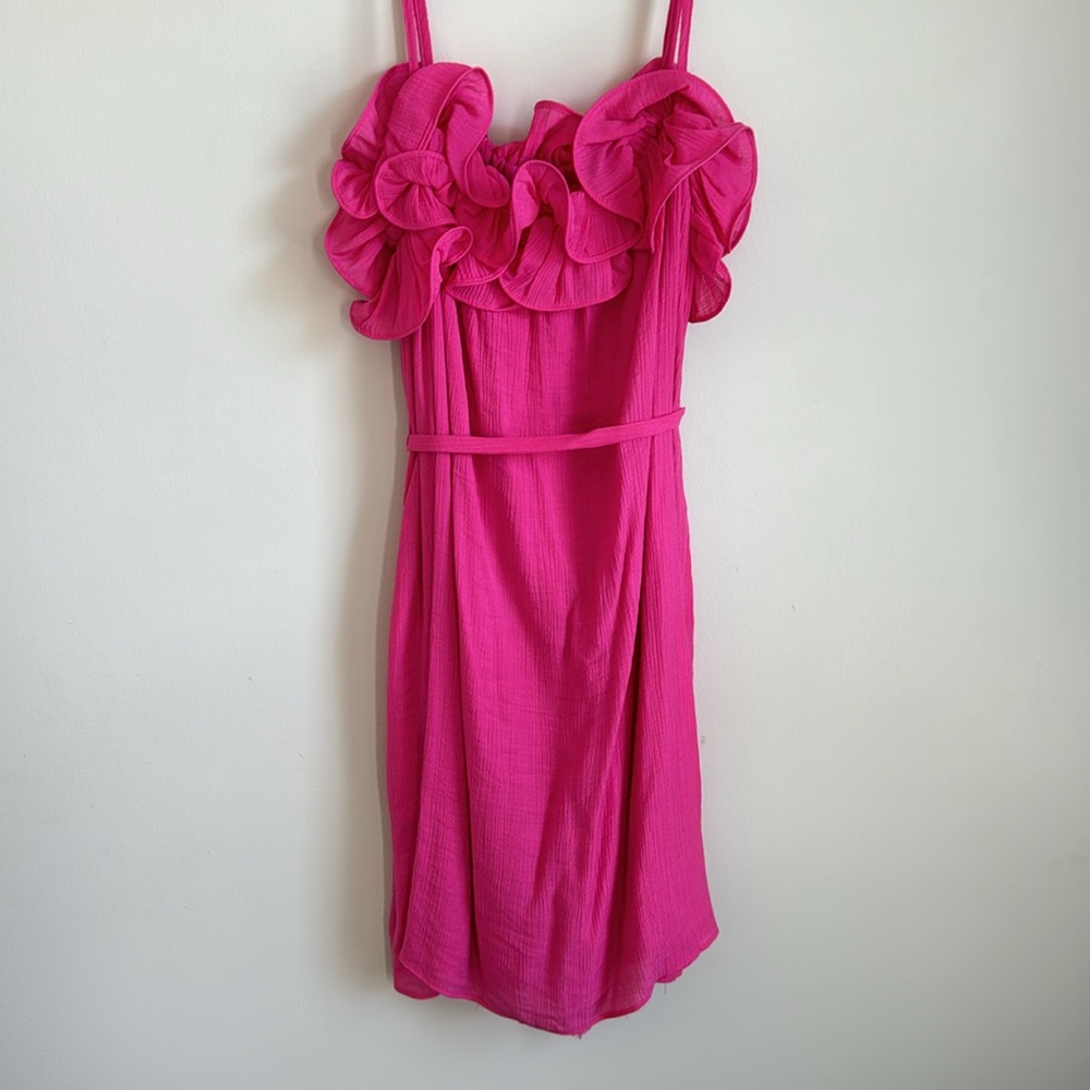 Hot Pink Summer Mini Dress